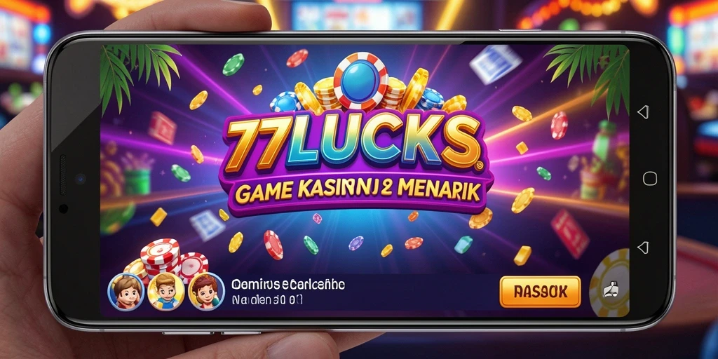 Tampilan gameplay 77LUCKS yang menarik dan interaktif.