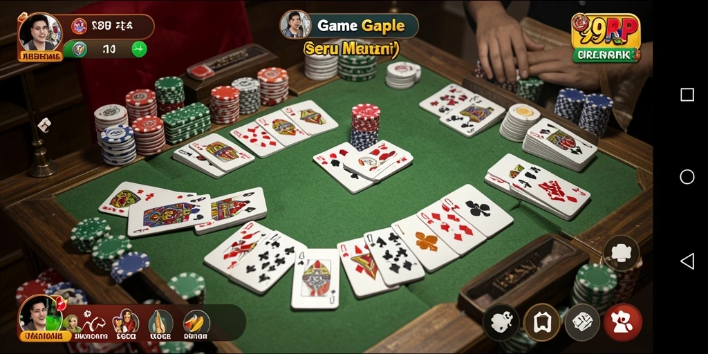 Screenshot gameplay Gaple seru di 99RP.