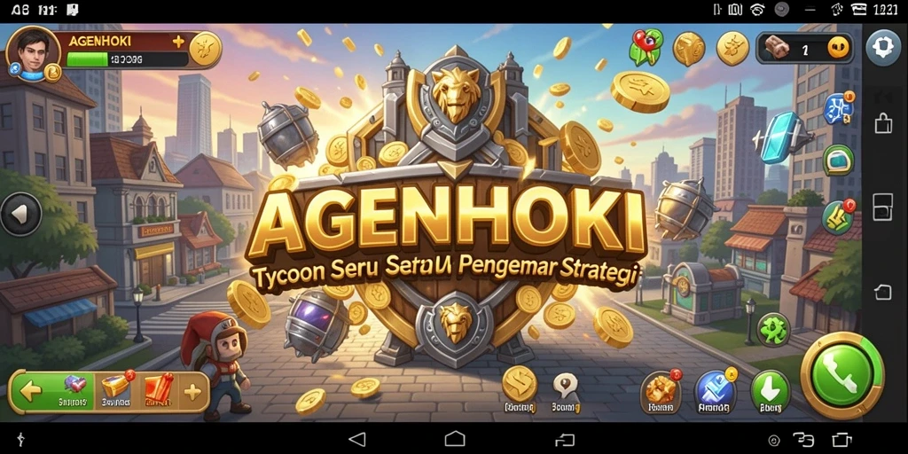 Screenshot AGENHOKI menampilkan aktivitas bisnis yang menarik dan dinamis.