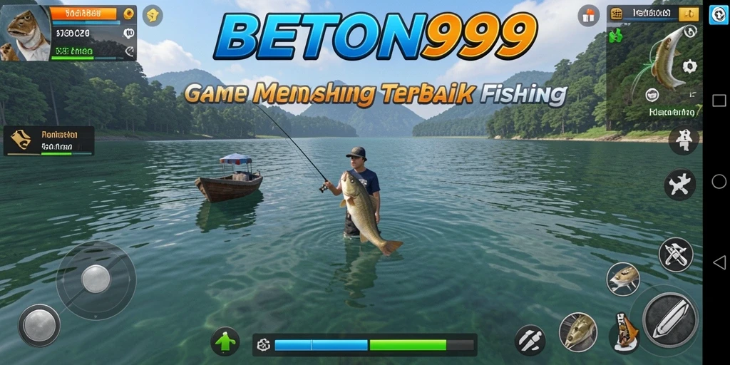 Tampilan menarik saat memancing di BETON999 dengan berbagai ikan.