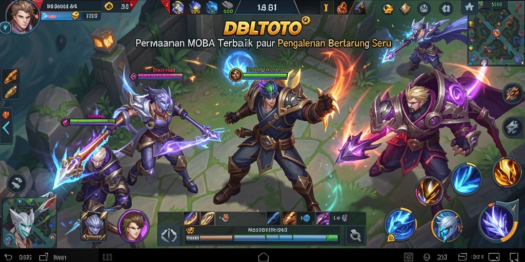 Gameplay seru dalam DBLTOTO dengan pertarungan tim yang mendebarkan.