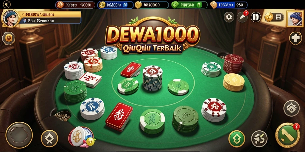 Tampilan gameplay QiuQiu yang seru dan mendebarkan.