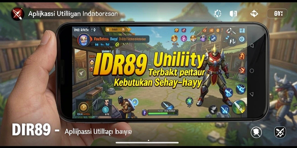 Screenshot utama IDR89 menampilkan antarmuka aplikasi yang ramah pengguna.