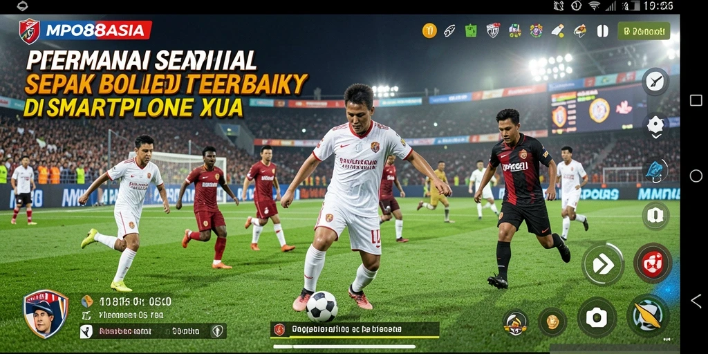 Tampilan menarik dari gameplay sepak bola MPO88ASIA.