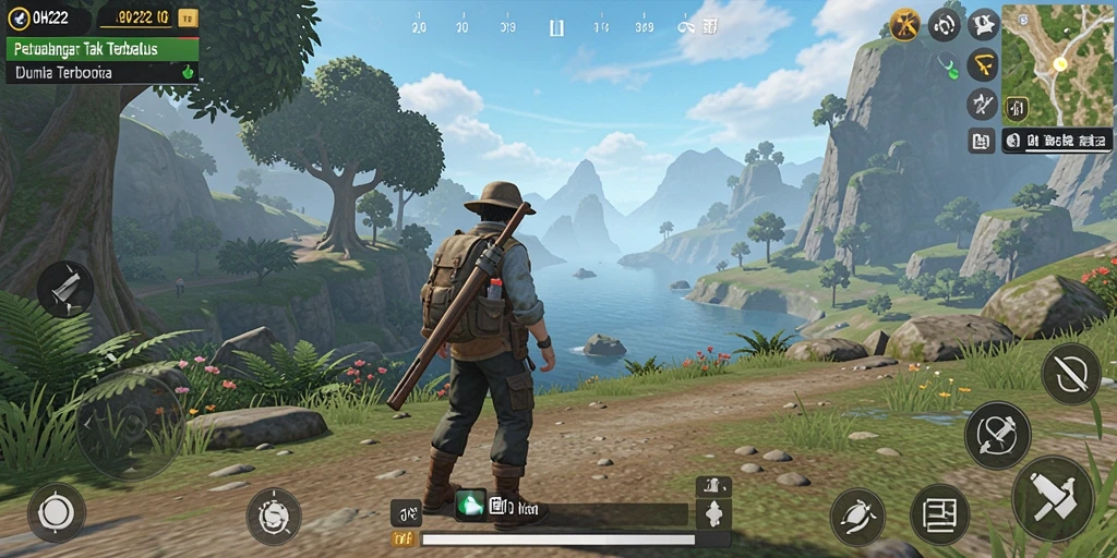 Gameplay mendalam dan kebebasan menjelajah di OH222.