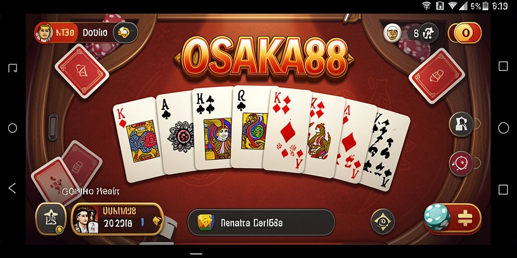 Tampilan menawan gameplay Domino OSAKA88 yang seru