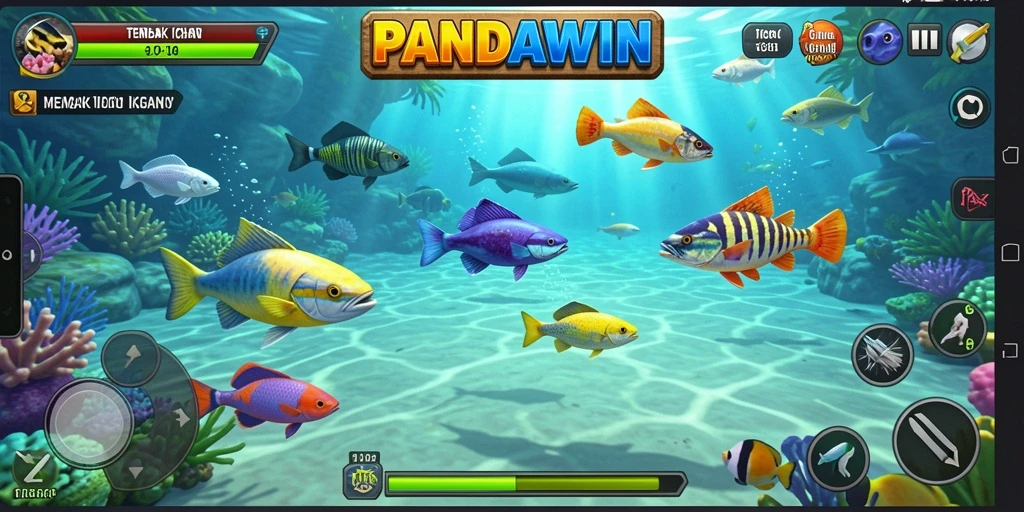 Tampilan menarik dalam gameplay Tembak Ikan yang seru.