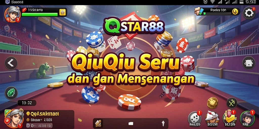 Screenshot gameplay QiuQiu yang menampilkan aksi di <strong>QQSTAR88</strong>.