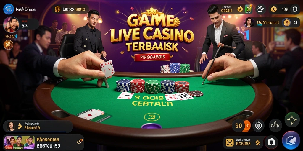 Screenshot S13 menampilkan pengalaman gameplay Live Casino yang mendebarkan.