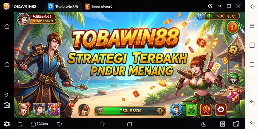 Tampilan gameplay TOBAWIN88 yang mendebarkan dengan strategi yang terlibat.